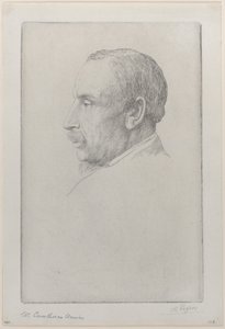 Muotokuva William Cawthorne Unwinista, 1892. tekijältä Alphonse Legros
