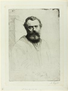 Taiteilijan muotokuva tekijältä Alphonse Legros