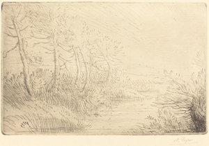 Joenranta (Bord de la riviere) tekijältä Alphonse Legros