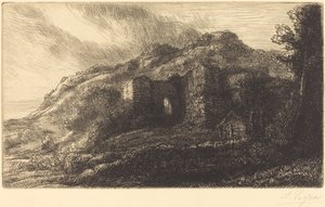 Linnan rauniot tekijältä Alphonse Legros