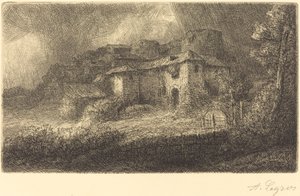 Linnan rauniot tekijältä Alphonse Legros