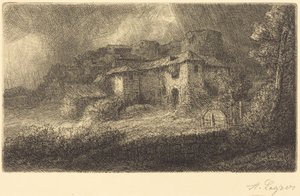Linnan rauniot tekijältä Alphonse Legros