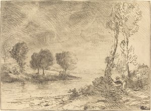 Lohen kalastaja tekijältä Alphonse Legros