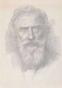 Omakuva, c. 1895. tekijältä Alphonse Legros