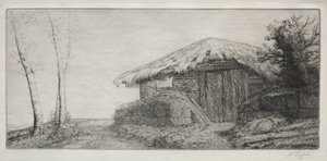 Lammastarha kukkulalla tekijältä Alphonse Legros