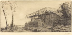 Paimenkota rinteessä tekijältä Alphonse Legros