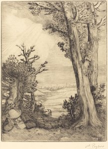 Siesta maalla tekijältä Alphonse Legros