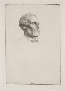 Sir Frederick W. Burton tekijältä Alphonse Legros