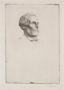 Sir Frederick W. Burton. tekijältä Alphonse Legros