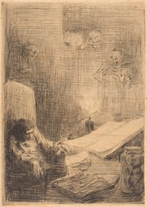 Nukkuva oppinut tekijältä Alphonse Legros