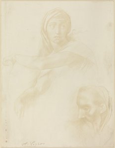 Tutkimus Delphic Sibylistä, miehen päästä. tekijältä Alphonse Legros