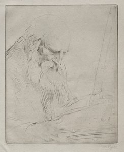 Tutkimus lukevasta miehestä. tekijältä Alphonse Legros