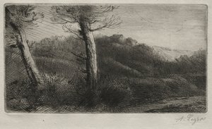 Auringonlasku. tekijältä Alphonse Legros