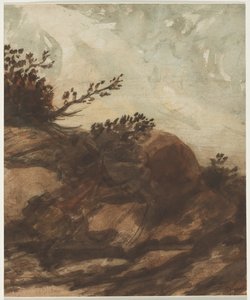 Sunset Over the Hill, 1800-luvun viimeinen puolisko. tekijältä Alphonse Legros