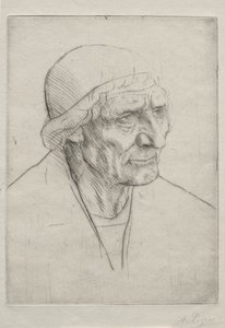Siunaus Pää tekijältä Alphonse Legros
