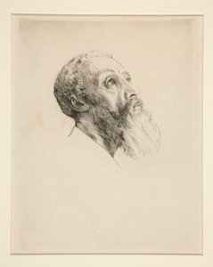 Mallin pää tekijältä Alphonse Legros