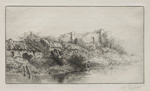 Hylätty kylä tekijältä Alphonse Legros