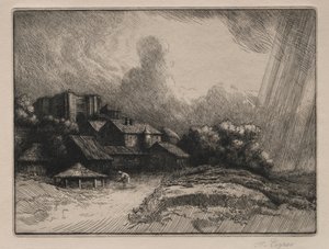 Abbey Farm. tekijältä Alphonse Legros