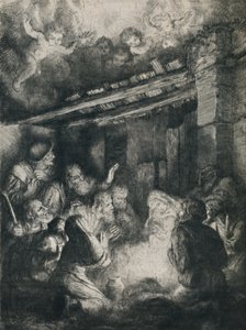 Paimenten palvonta, 1922. tekijältä Alphonse Legros