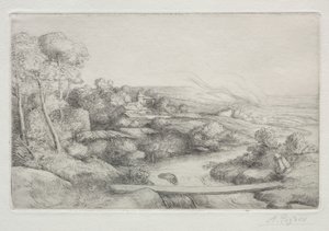 Jalankulkusilta (La Passerelle) tekijältä Alphonse Legros