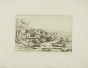 Jalankulkusilta tekijältä Alphonse Legros