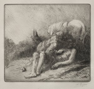 Laupias samarialainen tekijältä Alphonse Legros