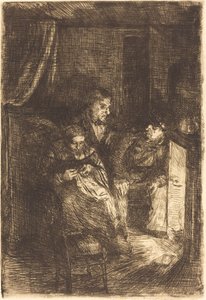 Takka (Le Foyer) tekijältä Alphonse Legros