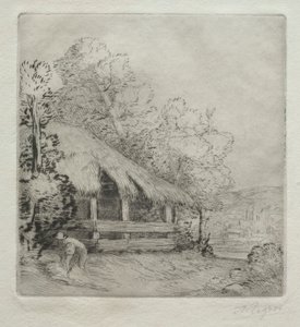 Pieni aita (Le Petit Hangar) tekijältä Alphonse Legros