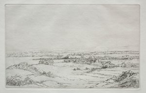 Niitty lähellä järveä (La Plaine Près Du Lac) tekijältä Alphonse Legros