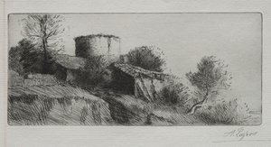 Kyyhkynen torni. tekijältä Alphonse Legros