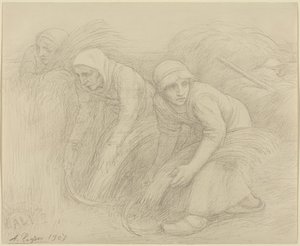 Sadonkorjaajat tekijältä Alphonse Legros