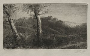 Matkustaja venytettynä ruoholle, n. 1888. tekijältä Alphonse Legros