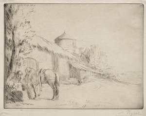 Kastelupaikka (2. lautanen) tekijältä Alphonse Legros