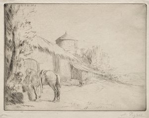 Kastelupaikka 2. lautanen. tekijältä Alphonse Legros