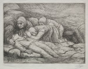 Kuoleman voitto: Kuolema merimiesperheessä tekijältä Alphonse Legros