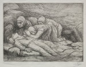 Kuoleman voitto: Kuolema merimiesperheessä. tekijältä Alphonse Legros