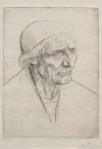 Siunaus Pää tekijältä Alphonse Legros
