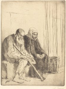 Kaksi kerjäläistä tekijältä Alphonse Legros