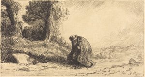 Kulkuri kulkee kujaa pitkin tekijältä Alphonse Legros