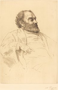 Val Prinsep, R.A. tekijältä Alphonse Legros