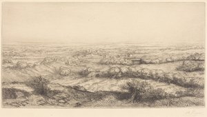 Laakso Burgundiassa (Une vallée en Bourgogne) tekijältä Alphonse Legros