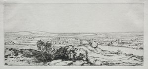 Dyynien laakso La Vallee des Dunes. tekijältä Alphonse Legros