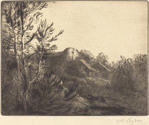 Näkymä Farm Valoux Farm. tekijältä Alphonse Legros