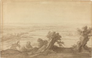 Näkymä tasaiselle maalle tekijältä Alphonse Legros