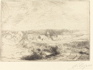 Wimillen kylä, lähellä Boulognea (Village de Wimille, pres Boulogne) tekijältä Alphonse Legros