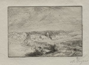 Wimillen kylä lähellä Boulognea tekijältä Alphonse Legros