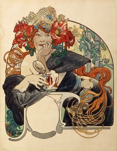 Meuse olut, tekijältä Alphonse Mucha