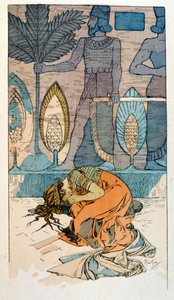 Alphonse Muchan kuvitus Paul Verolan kolmessa näytöksessä olevasta "Ramasta" runosta. noin 1898. Mucha (1860-1939). oli tšekkiläinen jugendmaalari tekijältä Alphonse Mucha