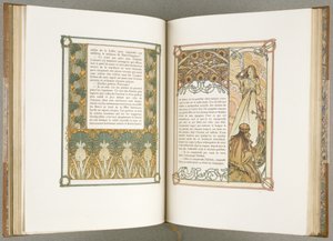 Kuvituksia teoksesta "Ilsee, Prinsessa de Tripoli" tekijältä Alphonse Mucha