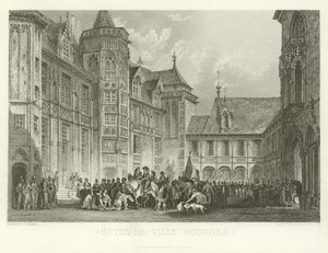 Kaupungintalo Bourges tekijältä Alphonse Marie de Neuville